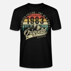'1983 Jahrgang Geburtstag Retro Vintage Geschenk' Männer Bio T-Shirt | Spreadshirt 5 '1983 Jahrgang Geburtstag Retro Vintage Geschenk' Männer Bio T-Shirt | Spreadshirt -RUSS Geschaft 1983 jahrgang geburtstag retro vintage geschenk maenner bio t shirt 2