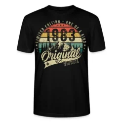 RUSS Geschaft 48 '1983 Jahrgang Geburtstag Retro Vintage Geschenk' Männer Bio T-Shirt | Spreadshirt
