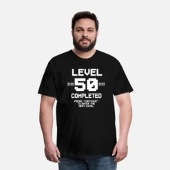 '50 Geburtstag Gamer Level 50 Complete' Männer Premium T-Shirt | Spreadshirt -RUSS Geschaft 50 geburtstag gamer level 50 complete maenner premium t shirt 2