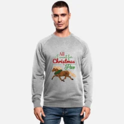'All I Want For Christmas Is Pace - Fuchs' Männer Bio Pullover | Spreadshirt