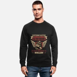 'Alter Mann Mit Roller Rentner Opa Shirt' Männer Bio Pullover | Spreadshirt