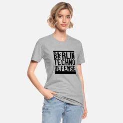 Gildan 'Berlin Techno Defense' Unisex Polycotton T-Shirt | Spreadshirt