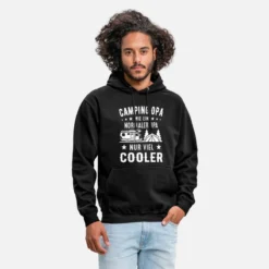 'Camping Opa Wie Ein Normaler Opa Nur Viel Cooler' Unisex Hoodie | Spreadshirt