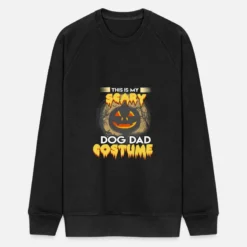 'Furchtsames Hundevati-Halloween-Kürbis-Geschenk-Shirt' Männer Bio Pullover | Spreadshirt -RUSS Geschaft furchtsames hundevati halloween kuerbis geschenk shirt maenner bio pullover 2