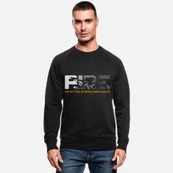 'Motorrad RIDE GP Racer Biker Motorradfahrer' Männer Bio Pullover | Spreadshirt