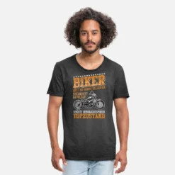'Motorradfahrer 60 Jahre Geburtstag Topzustand' Männer Vintage T-Shirt | Spreadshirt