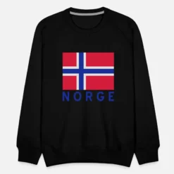 'Norwegen-Flagge - Norwegische Flagge' Männer Premium Pullover | Spreadshirt