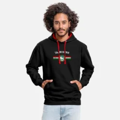 'Tajik Flagge Shirt - Tajik Abzeichen & Tadschikistan Flagge' Unisex Hoodie Zweifarbig | Spreadshirt