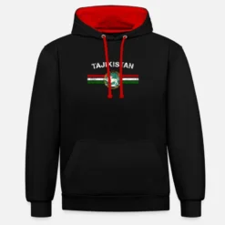 'Tajik Flagge Shirt - Tajik Abzeichen & Tadschikistan Flagge' Unisex Hoodie Zweifarbig | Spreadshirt -RUSS Geschaft tajik flagge shirt tajik abzeichen tadschikistan flagge unisex hoodie zweifarbig 8