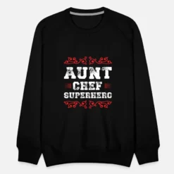 'Tante Chef Superheld' Männer Premium Pullover | Spreadshirt