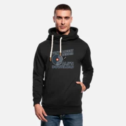 'Vinyl Schallplatte Geschenk I Plattensammler' Unisex Schalkragen Hoodie | Spreadshirt