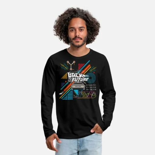 'Zurück In Die Zukunft Logo Zeitmaschine Delorean' Männer Premium Langarmshirt | Spreadshirt 5 'Zurück In Die Zukunft Logo Zeitmaschine Delorean' Männer Premium Langarmshirt | Spreadshirt -RUSS Geschaft zurueck in die zukunft logo zeitmaschine delorean maenner premium langarmshirt